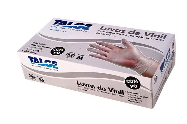 LUVAS DE VINIL COM 100